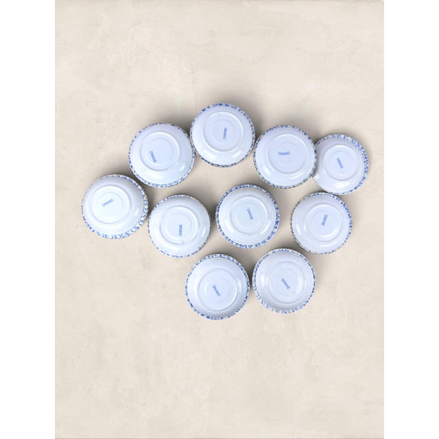 Ceramic Antique English Blue & White Porcelain Tea Service, 30 Pieces, Rd No. 49987/49967, Circa 1886-1900 For Sale - Image 7 of 8