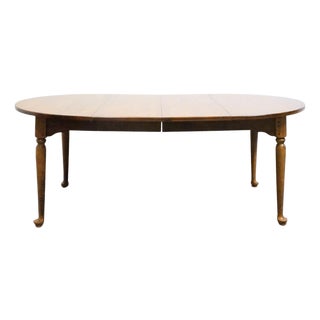 Ethan Allen Circa 1776 Collection Solid Maple Early American 74" Dining Table 18-6803 For Sale