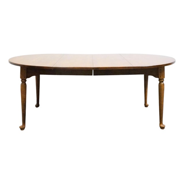 Ethan Allen Circa 1776 Collection Solid Maple Early American 74" Dining Table 18-6803 For Sale