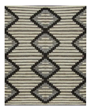 Hand Knotted Ikat Rug - 10'7" X 14'1"