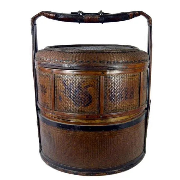 Chinese Woven Wedding Basket Chairish