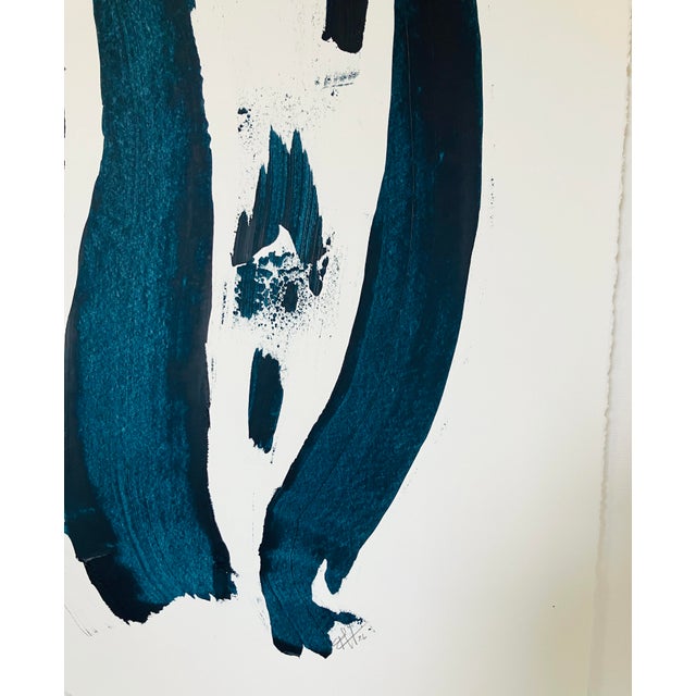 Color Study in Navy #14 Contemporary Abstract Acrylic Painting For Sale In Boston - Image 6 of 11