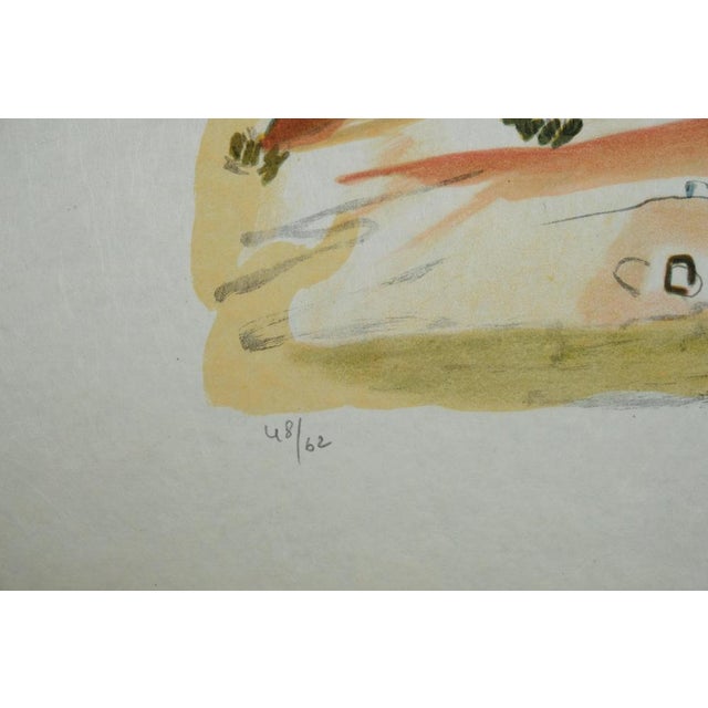 Yves Brayer, Les fouilles de Massalia, Lithograph For Sale - Image 6 of 8