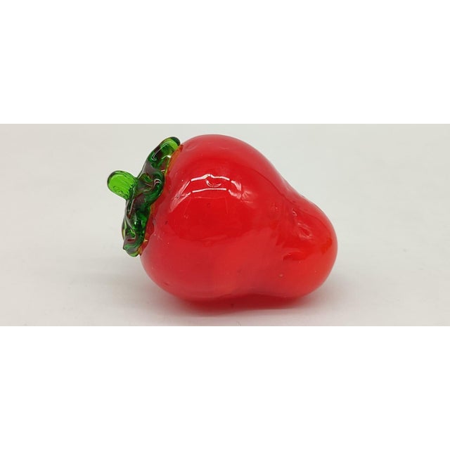 Mid-Century Murano Art Glass Fruits & Vegetables Figurines, 1960, Set of 5 For Sale - Image 9 of 10