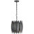 Transitional Barry Goralnick for Visual Comfort Signature Hatton Small Chandelier in Aged Iron For Sale - Image 3 of 3