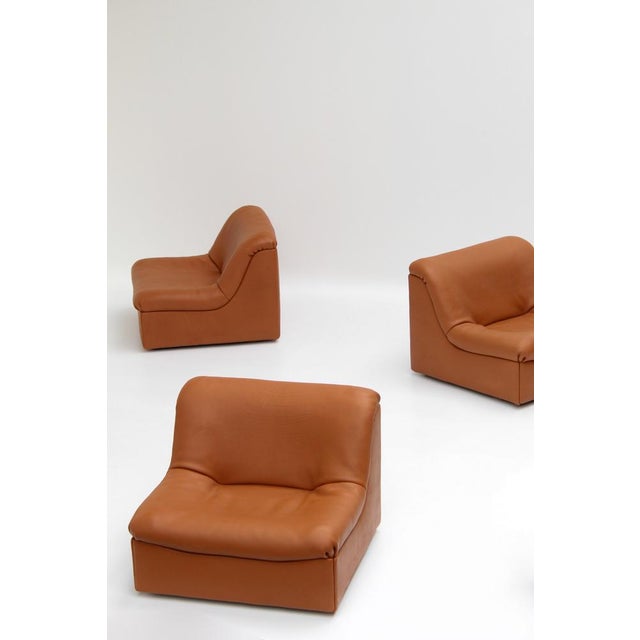 Vintage DS46 Modular Leather Sofa from De Sede, 1970s, Set of 5 For Sale - Image 3 of 14