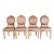 Set of Four 19th Century Louis XVI Style Giltwood Side Chairs For Sale