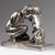 Large Art Deco Silver Plated Bronze Sculpture attributed to Pierre Traverse, 1930 For Sale - Image 4 of 13