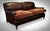 2-Seater Sofa in Burgundy Leather and Velvet from George Smith, 2010s For Sale - Image 3 of 18