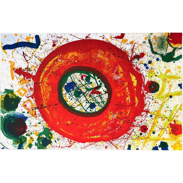 Sam Francis, Lithograph Ed. 12/50, 1992, Lithograph For Sale