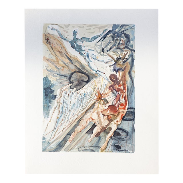 Salvador Dali, Two Troops of Lustful, Woodcut For Sale