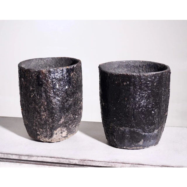 Fine Swedish Iron Garden Vases, 19th Century, Set of 2 For Sale - Image 5 of 5