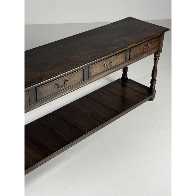 Brown English Side Table, 20th Century For Sale - Image 8 of 18