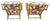 Pair, Mid-Century Modern Attributed to Paul Frankl Rattan Barkcloth Lounge Chairs For Sale In Atlanta - Image 6 of 18
