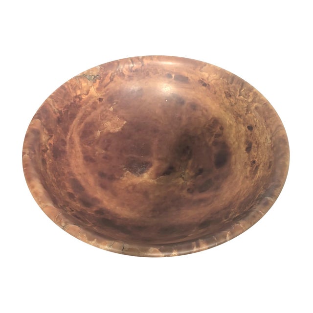 Alabaster Pedestal Bowl For Sale In Miami - Image 6 of 7