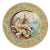 Cabinet Plate with Poseidon on a Rock in the Ocean Motif, 1800s For Sale