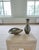 1950s Art Deco Vase and Bowl in Pewter by Edvin Ollers, Sweden, 1950s, Set of 2 For Sale - Image 5 of 13