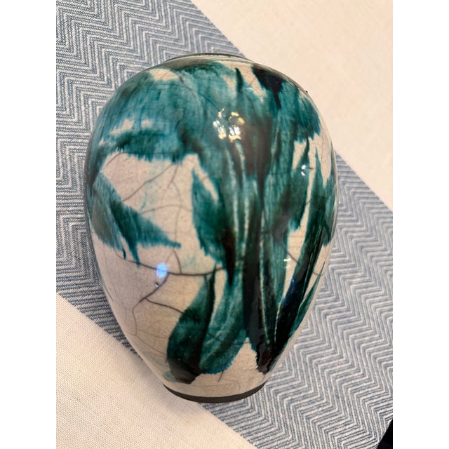 Late 20th Century Raku Pottery Signed For Sale - Image 5 of 9