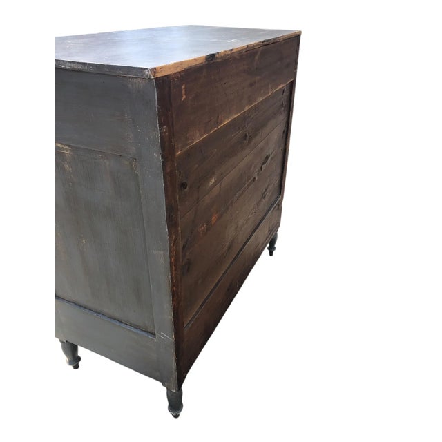 Wood 19th Century Painted Sheraton Chest For Sale - Image 7 of 11