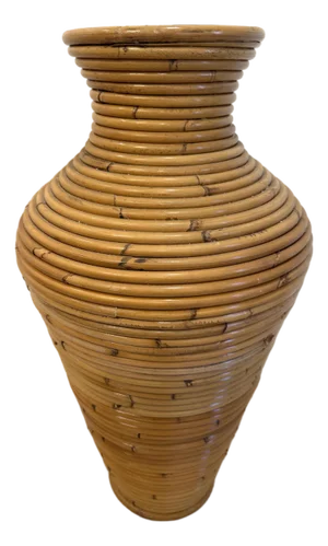 Vintage Large Rattan Umbrella Stand