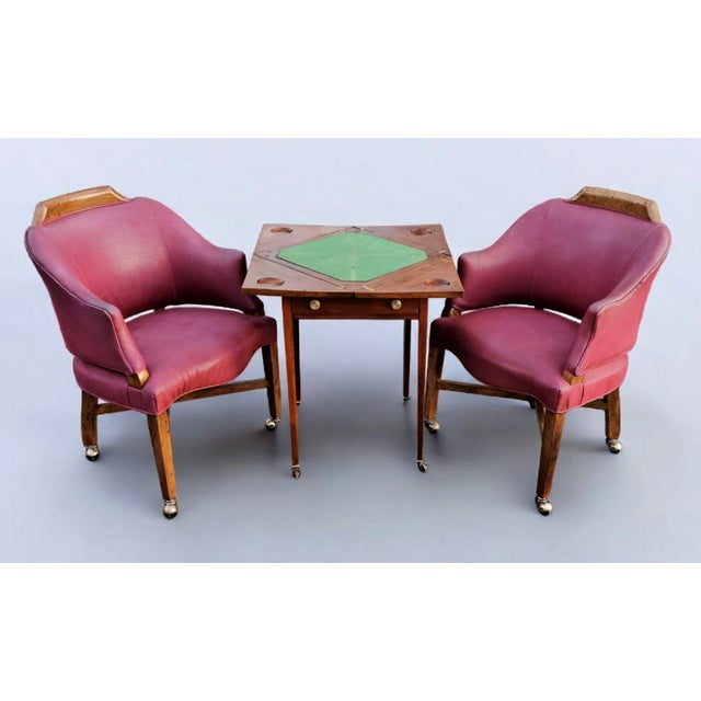 This French 19th Century Envelope Game Table is an exceptional little table that exudes elegance and sophistication as an...