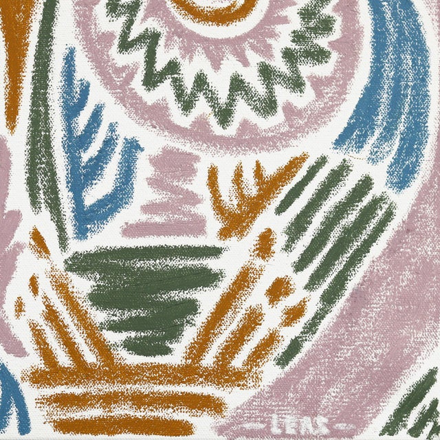 2020s Effervescent Flow - Expressive Colorful Abstract Aboriginal Inspired Painting Original Artwork by Ilan Leas For Sale - Image 5 of 9