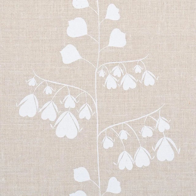 Contemporary SAMPLE - Schumacher x Peg Norriss Bleeding Hearts Fabric In Neutral For Sale - Image 3 of 4