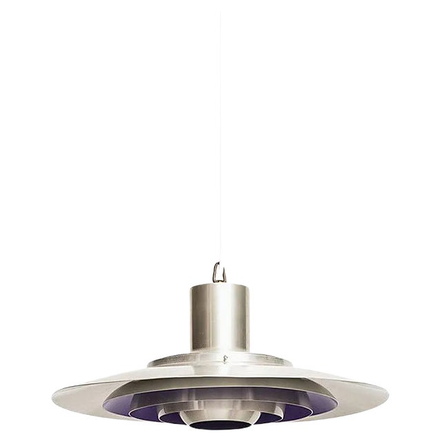 Danish Ceiling Lamp by Preben Fabricius & Jørgen Kastholm for Nordisk Solar, 1960s For Sale