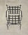 Mario Papperzini Mario Papperzini Mid-Century Amalfi Iron Patio Garden Armchair For Sale - Image 4 of 18