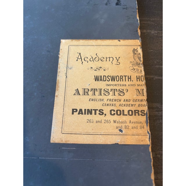 Late 19th Century Oil Painting on Original Academy Board | Circa 1890–1905 For Sale - Image 4 of 10