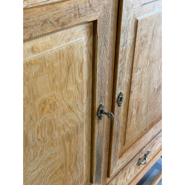 In Style of Henning Kjærnulf Oak Sideboard Сredenza 4 Drawers Denmark Mid-Century Modern 1960s For Sale - Image 13 of 13