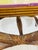 Vintage Floral Xbase Ottoman For Sale - Image 10 of 11