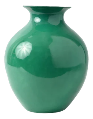 Antique Green Porcelain Vase from Thomas, 1920s