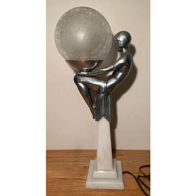 Early 20th Century Art Deco Lamp For Sale - Image 10 of 10