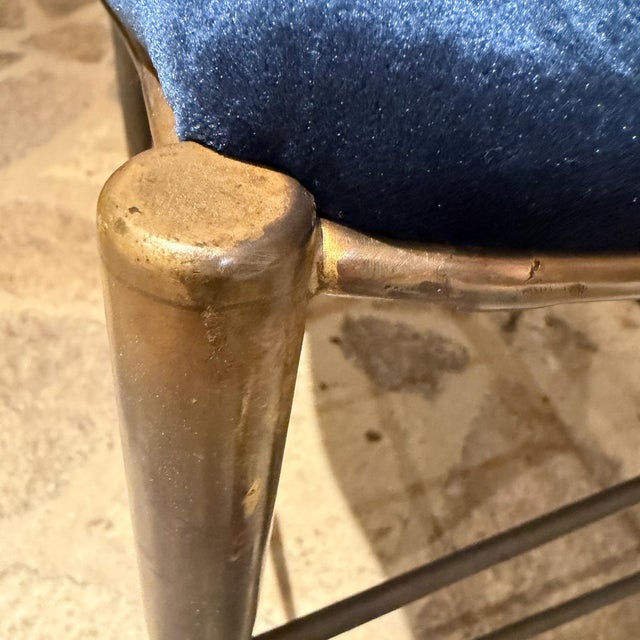 Vintage Italian Brass Chiavari Ladderback Chair Italy For Sale In San Diego - Image 6 of 17