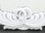 Glass Serge Roche Style White Painted Wall Mirror For Sale - Image 7 of 8