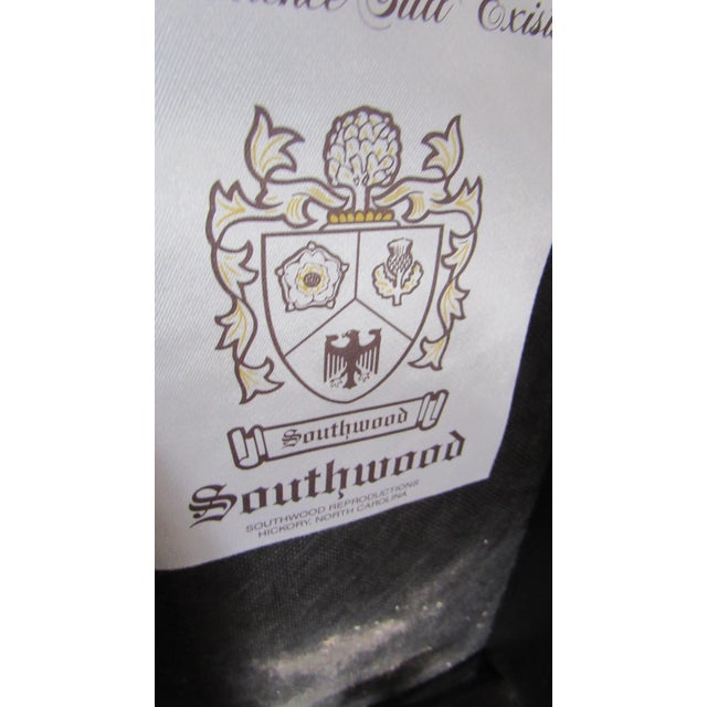 1980s Southwood Leather Burgandy Office Chair Swivel Quality For Sale - Image 11 of 12