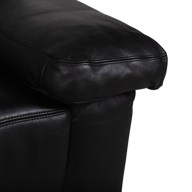 Animal Skin Leather Three-Seater and Two-Seater Sofas from Koinor, Set of 2 For Sale - Image 7 of 18