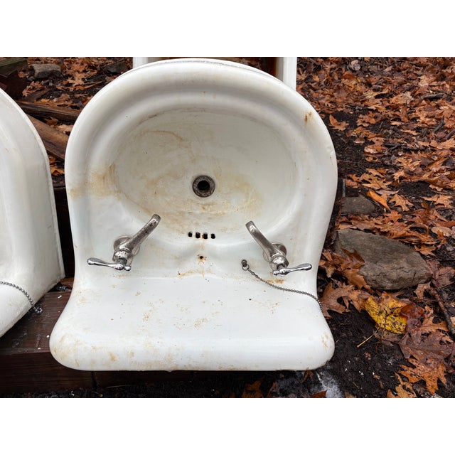 7 Vintage 1920s Sinks Varied Styles For Sale - Image 4 of 18