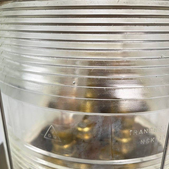 Mid-Century Modern Italian Ships Lamp in Wood, Glass and Metal, 1950s For Sale - Image 16 of 18