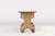 Rustic Low Stool in Painted Wood, France, 1900 For Sale - Image 5 of 12