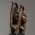African 20th Century Dark Brown African Hand-Carved Lidded Vessel with Caryatid Figures For Sale - Image 3 of 15