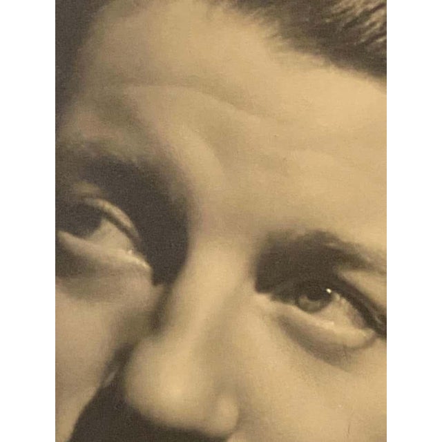 Modern Vintage Photograph of Jean Gabin on Silver Paper by Teddy Piaz's For Sale - Image 3 of 6