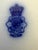 English Vintage Doulton Burslem England Flow Blue Plate For Sale - Image 3 of 3