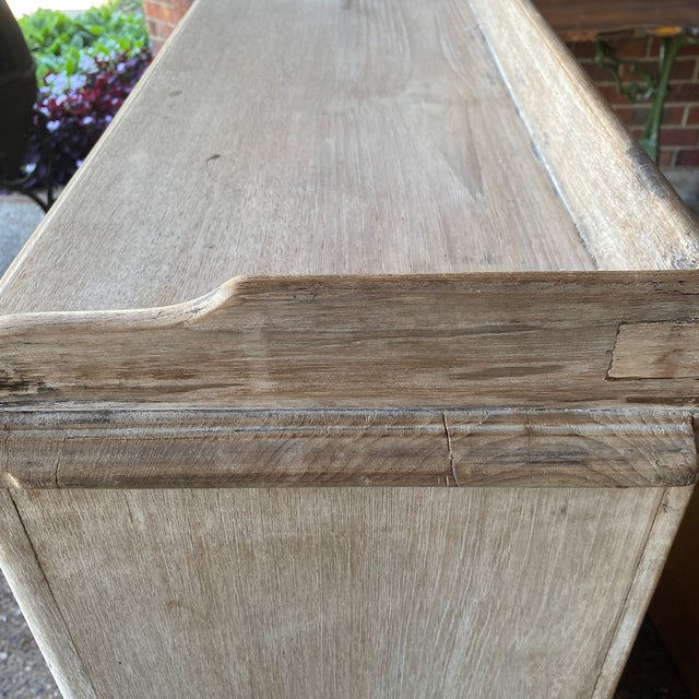 Late 19th Century Late 19th Century Gustavian Bleached Two Door Buffet Cabinet For Sale - Image 5 of 12