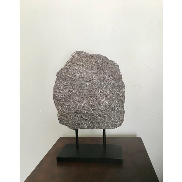 Chinoiserie Asian Spirit Mask on Black Wooden Stand For Sale - Image 3 of 4