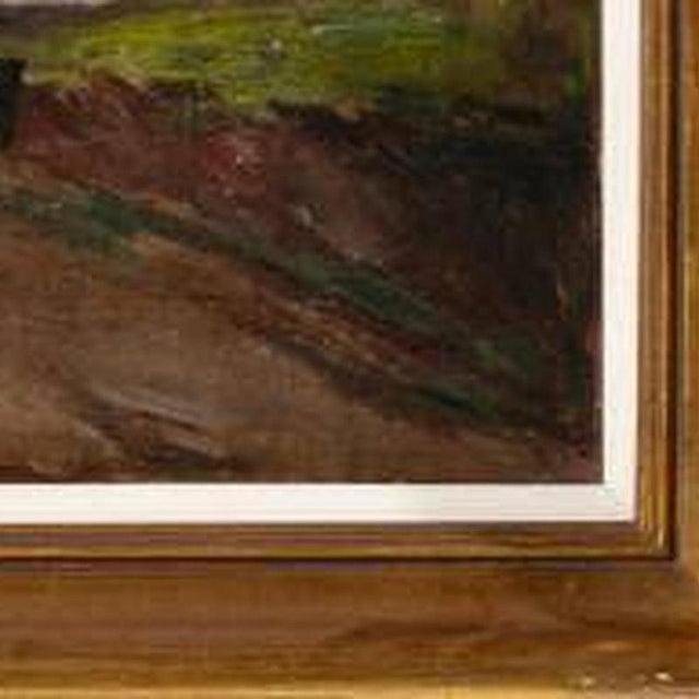 Ezequiel Pereira, Landscape with Shepherd and Flock, 1896, Oil Painting on Canvas For Sale - Image 5 of 6