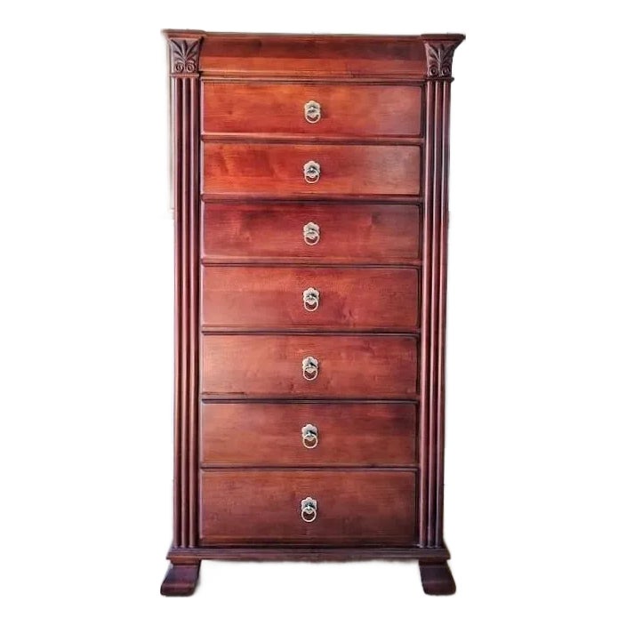 Ethan Allen British Classics Ginger Tall Lingerie Chest | Chairish