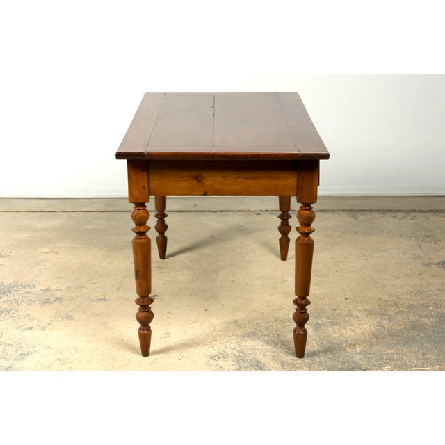 Mid-19th Century French Louis Philippe Walnut Writing Table For Sale - Image 12 of 18