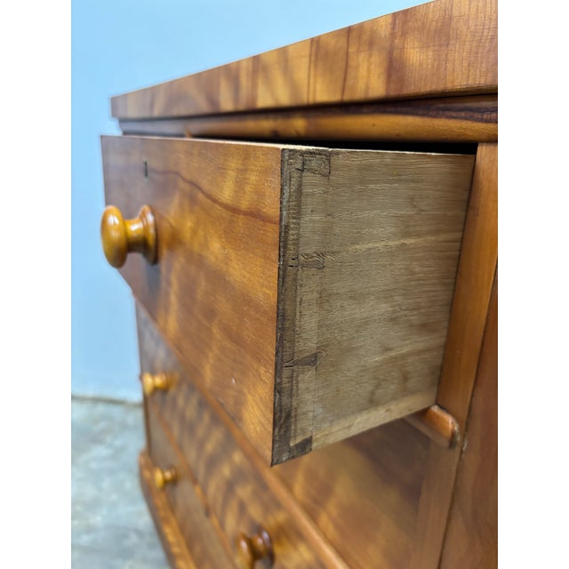 19th Century English Birch Chest of Drawers For Sale - Image 4 of 7